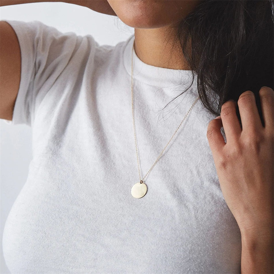 Circle Pendant Necklace