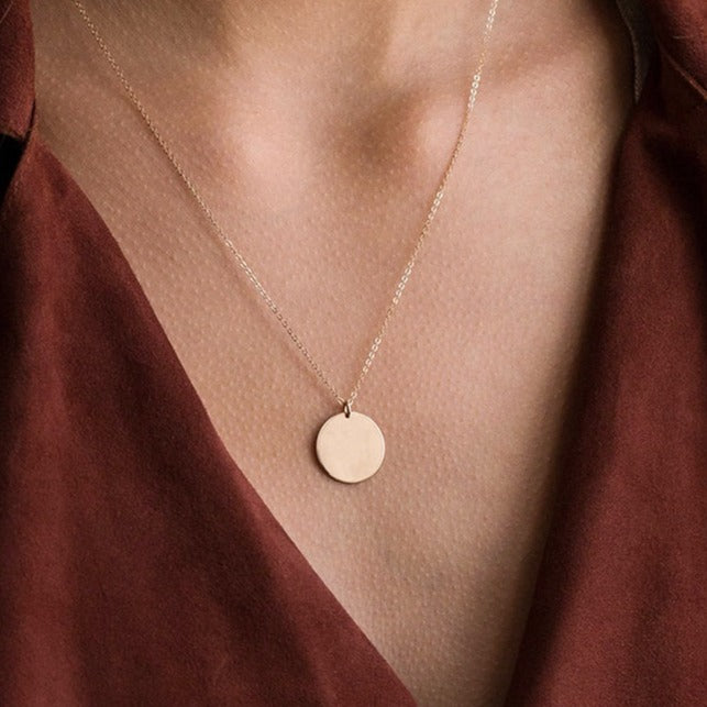 Circle Pendant Necklace