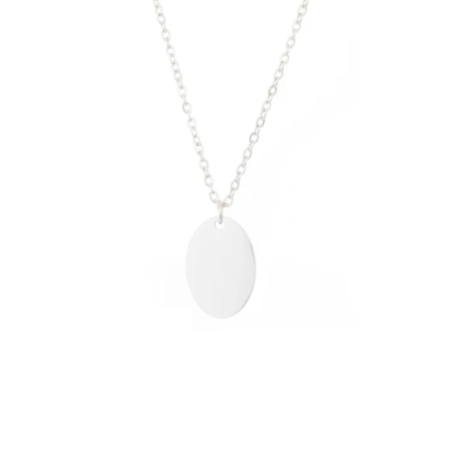 Oval Pendant Necklace