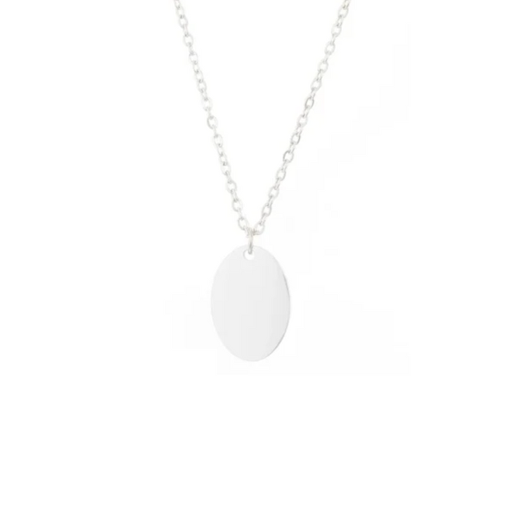 Oval Pendant Necklace