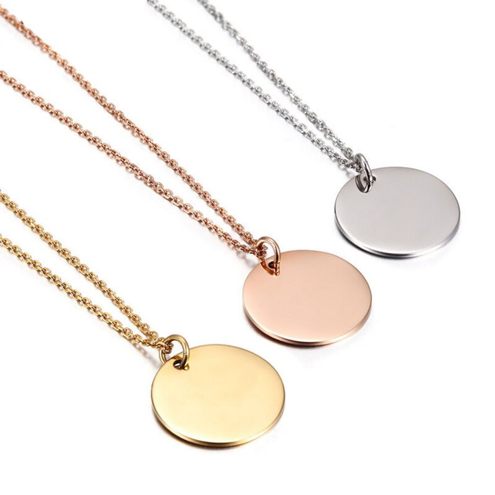 Circle Pendant Necklace